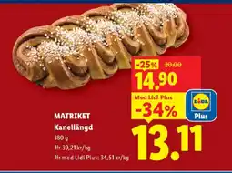 Lidl MATRIKET Kanellängd erbjuda