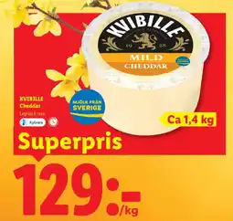 Lidl KVIBILLE Cheddar erbjuda