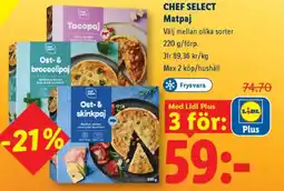 Lidl CHEF SELECT Matpaj erbjuda