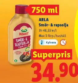 Lidl ARLA Smör- & rapsolja erbjuda
