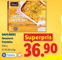 Lidl DAFGÅRDS Janssons frestelse erbjuda