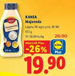 Lidl KANIA Majonnäs erbjuda