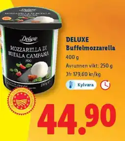 Lidl DELUXE Buffelmozzarella erbjuda