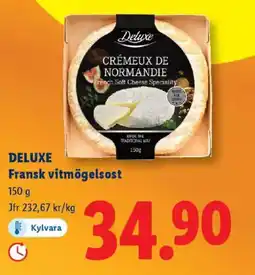 Lidl DELUXE Fransk vitmögelsost erbjuda