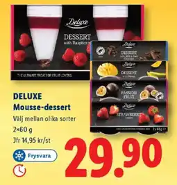 Lidl DELUXE Mousse-dessert erbjuda