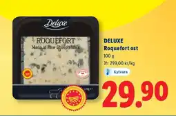 Lidl DELUXE Roquefort ost erbjuda