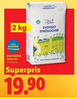 Lidl DAN SUKKER Strösocker erbjuda