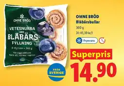 Lidl OMNE BRÖD Blåbärsbullar erbjuda