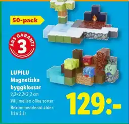 Lidl LUPILU Magnetiska byggklossa erbjuda