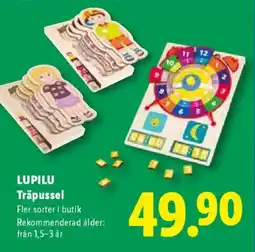 Lidl LUPILU Träpussel erbjuda