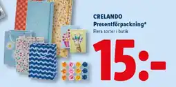 Lidl CRELANDO Presentförpackning erbjuda