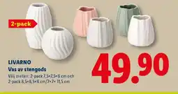 Lidl LIVARNO Vas av stengods erbjuda