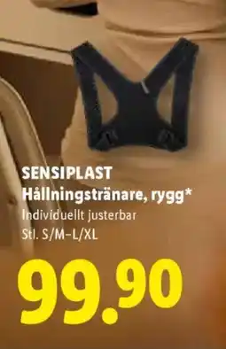 Lidl SENSIPLAST Hållningstränare, rygg erbjuda