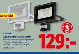 Lidl LIVARNO LED-utomhusstrålkastare erbjuda