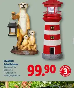 Lidl LIVARNO Solcellslampa erbjuda