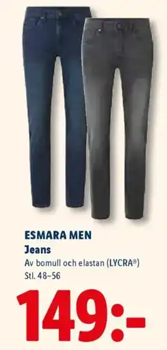 Lidl ESMARA MEN Jeans erbjuda