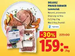 Lidl DELUXE/ PROUD FARMER Lammstek erbjuda