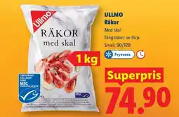 Lidl ULLMO Räkor erbjuda