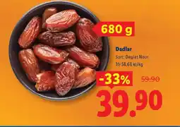 Lidl Dadlar erbjuda