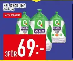 Matdax Qualiko Hel kyckling erbjuda