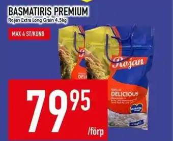 Matdax Rojan Basmatiris premium erbjuda