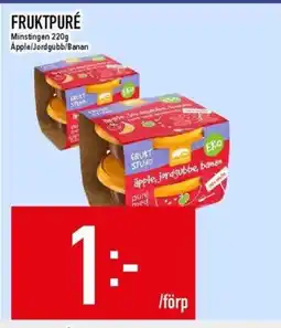 Matdax Minstingen Fruktpuré erbjuda