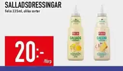 Matdax FELIX Salladsdressingar erbjuda