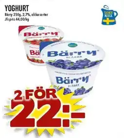 Matdax Bärry Yoghurt erbjuda