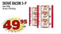 Matdax Scan Skivat bacon 3-p erbjuda