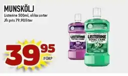 Matdax Listerine Munskölj erbjuda