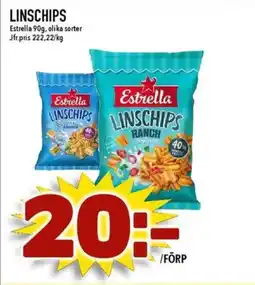 Matdax Estrella Linschips erbjuda