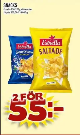Matdax Estrella Snacks erbjuda