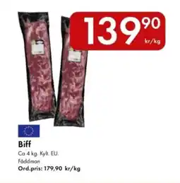 Snabbgross Fåddman Biff erbjuda