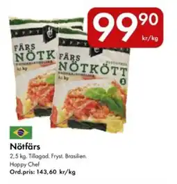 Snabbgross Happy Chef Nötfärs erbjuda