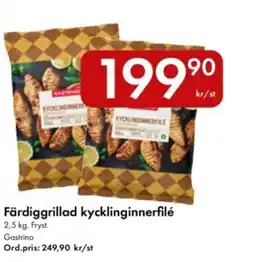 Snabbgross Gastrino Färdiggrillad kycklinginnerfilé erbjuda