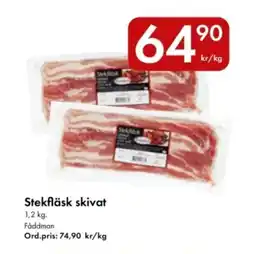 Snabbgross Fåddman Stekfläsk skivat erbjuda