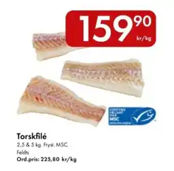 Snabbgross Torskfilé erbjuda