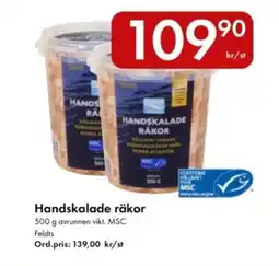 Snabbgross Handskalade räkor erbjuda