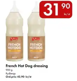 Snabbgross Rydbergs French Hot Dog dressing erbjuda