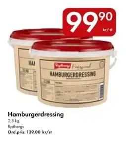 Snabbgross Rydbergs Hamburgerdressing erbjuda