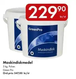 Snabbgross Green Pro Maskindiskmedel erbjuda