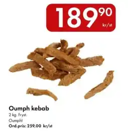 Snabbgross Oumph kebab erbjuda