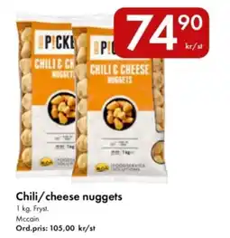 Snabbgross Mccain Chili/cheese nuggets erbjuda