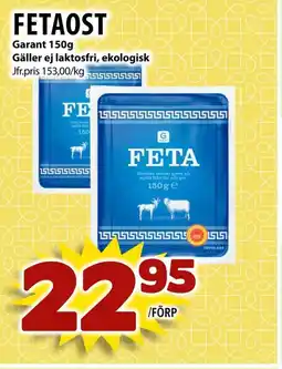 Matvärlden Tensta Garant Fetaost erbjuda