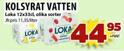 Matvärlden Tensta LOKA Kolsyrat vatten erbjuda