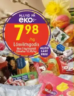 EKO Lösviktsgodis erbjuda