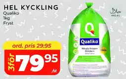 Matrix Butikerna Qualiko Hel kyckling erbjuda