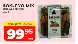 Matrix Butikerna Baklava mix erbjuda