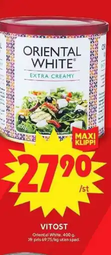 ICA Maxi Oriental White Vitost erbjuda