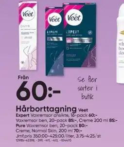 DollarStore VEET Hårborttagning erbjuda